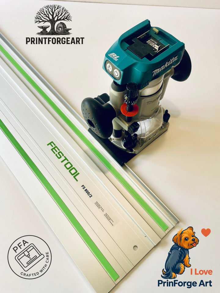 Makita DRT50 / RT0700 / RT0701 Plunge Base Adapter Based Festool Guide Track