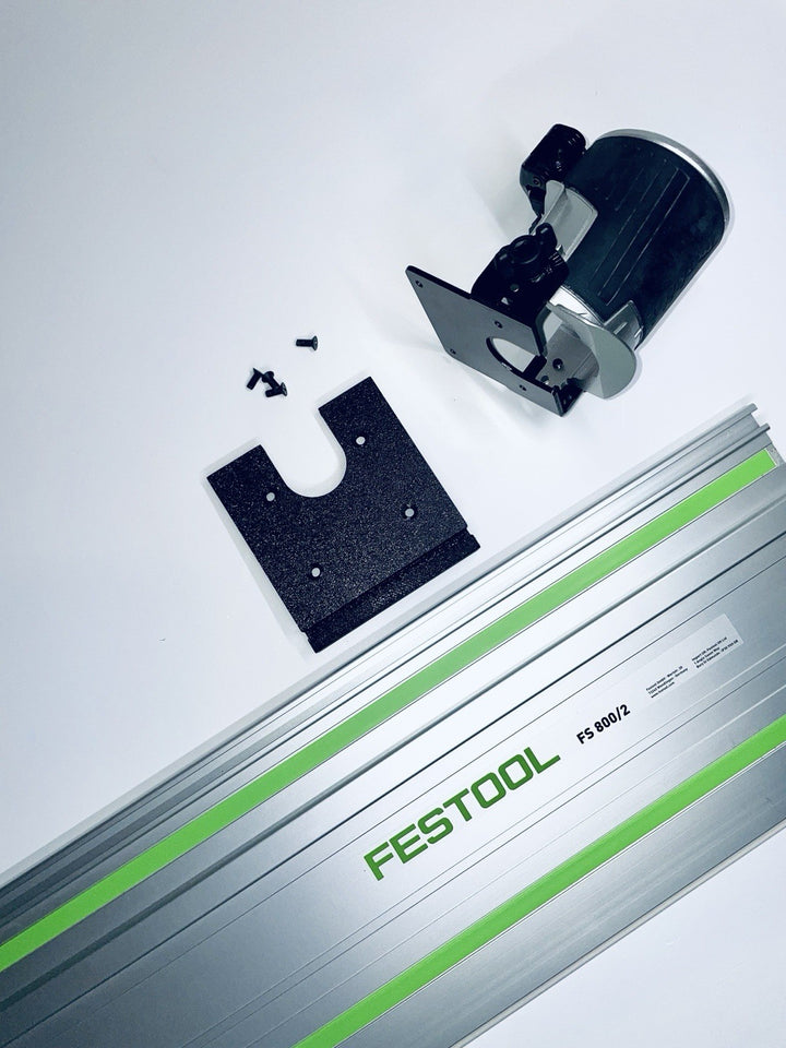 Makita DRT50 RT0700 RT0702 Tilt Base Adapter  Festool Guide Rail Track