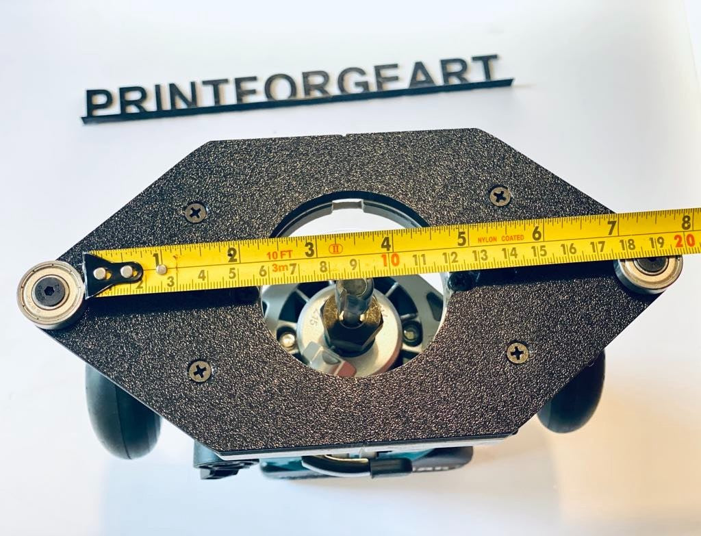 Router Plunge Sub Base Plate With Two Bearings Compatible To Makita DRT50 RT0700