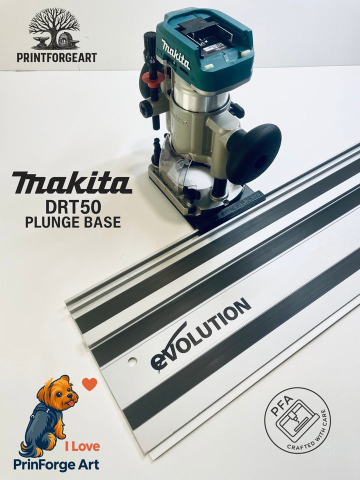 Makita DRT50 / RT0700 / RT0701 Plunge Base Adapter Based Evolution Guide Track