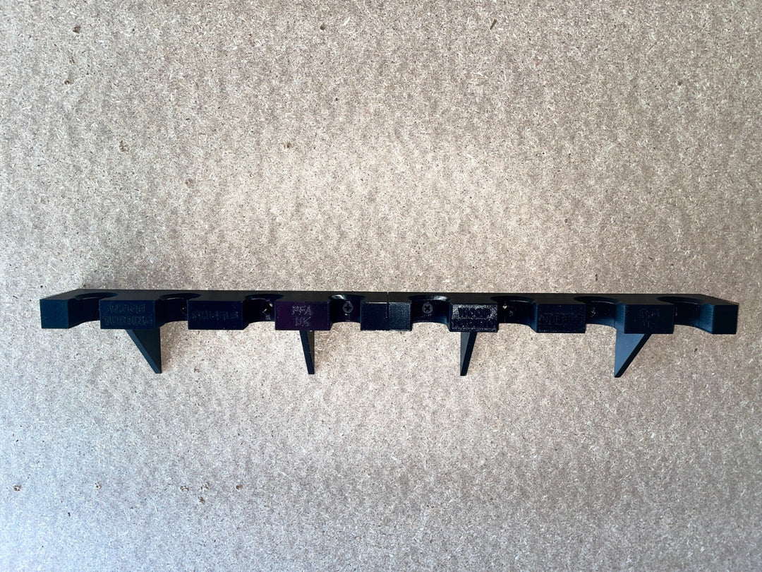 4 Slot Woodturning Chisel Wall Hanger Holder 20mm and 25mm Tool Organizer