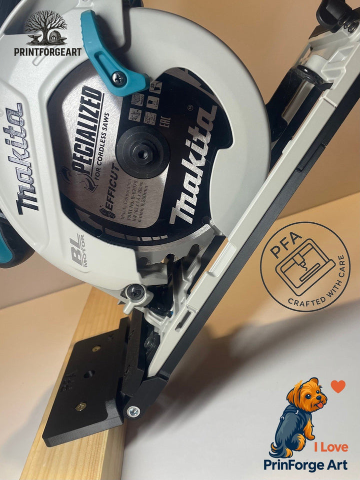 Makita DHS680 DHS680Z  Pivot Base Adapter – 360° Rotating Mount for Circular Saw