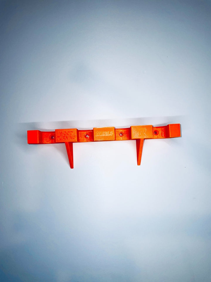 4 Slot Woodturning Chisel Wall Hanger Holder 20mm and 25mm Tool Organizer
