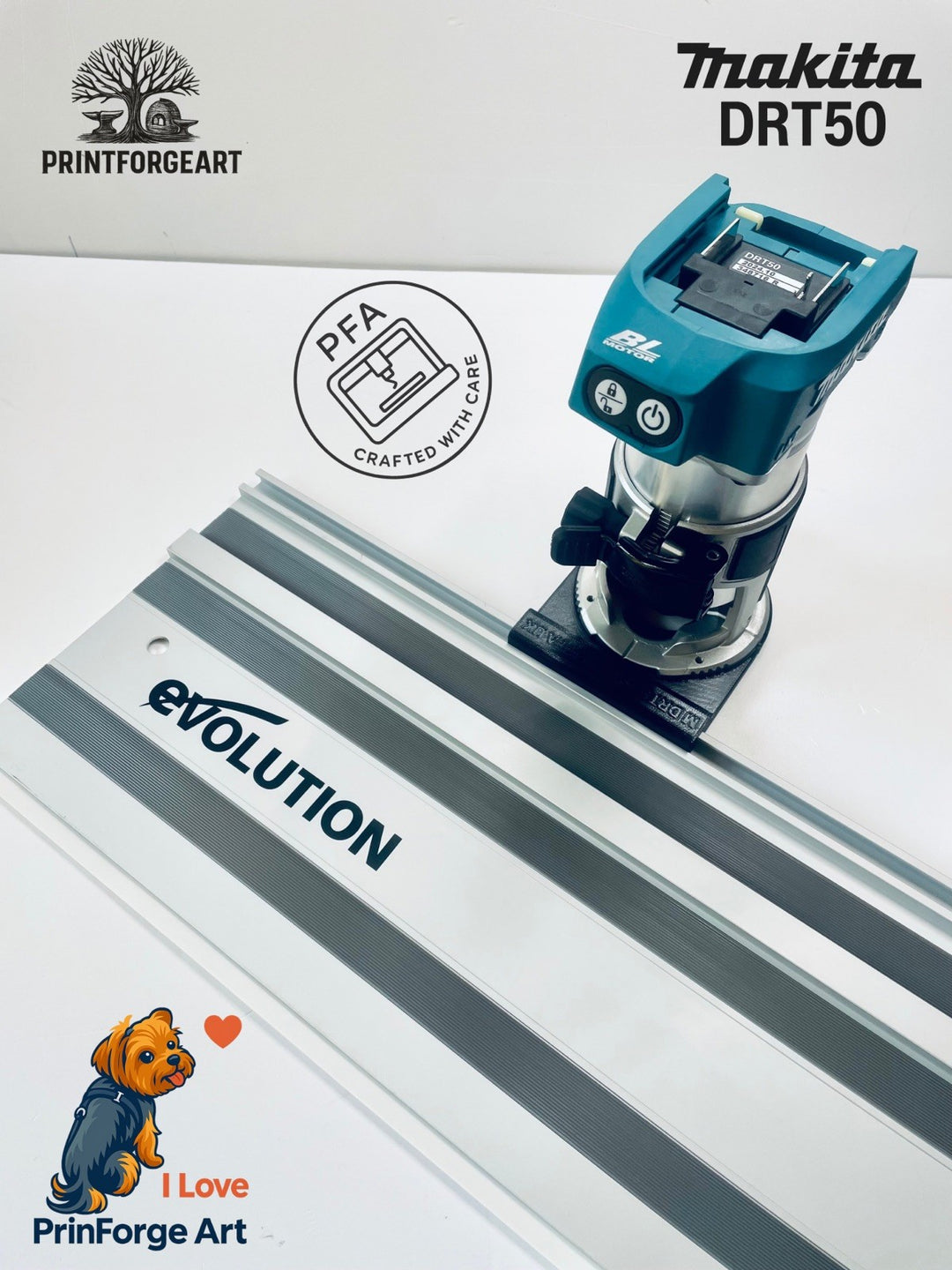 Makita DRT50 / RT0700 / RT0701  Base Adapter Based Evolution Guide Track
