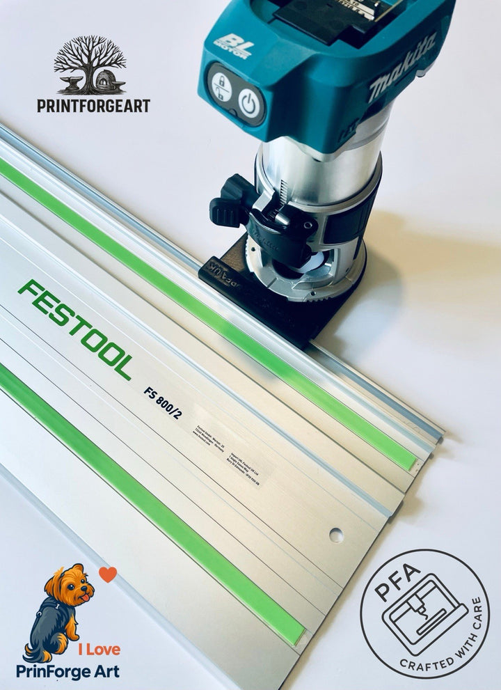 Makita Router DRT50 RT0700 RT0702 Adapter Based Festool Guild Rail Track