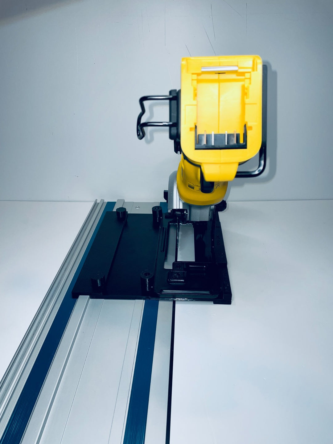 DeWalt DCS571 Left-Hand Guide Rail Adapter for Track Saws | Zero-Play Adjustable Slider