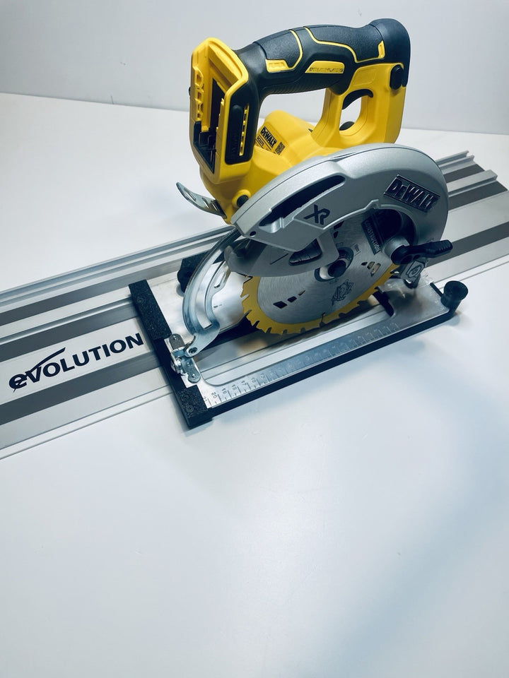 DeWalt DCS570 DWE575 DCS575 DCS578 DCS573 DCS574 Angle Cutting Guide Rail Adapter Base for Makita, Festool, Milwaukee &amp; Evolution Guide Rails