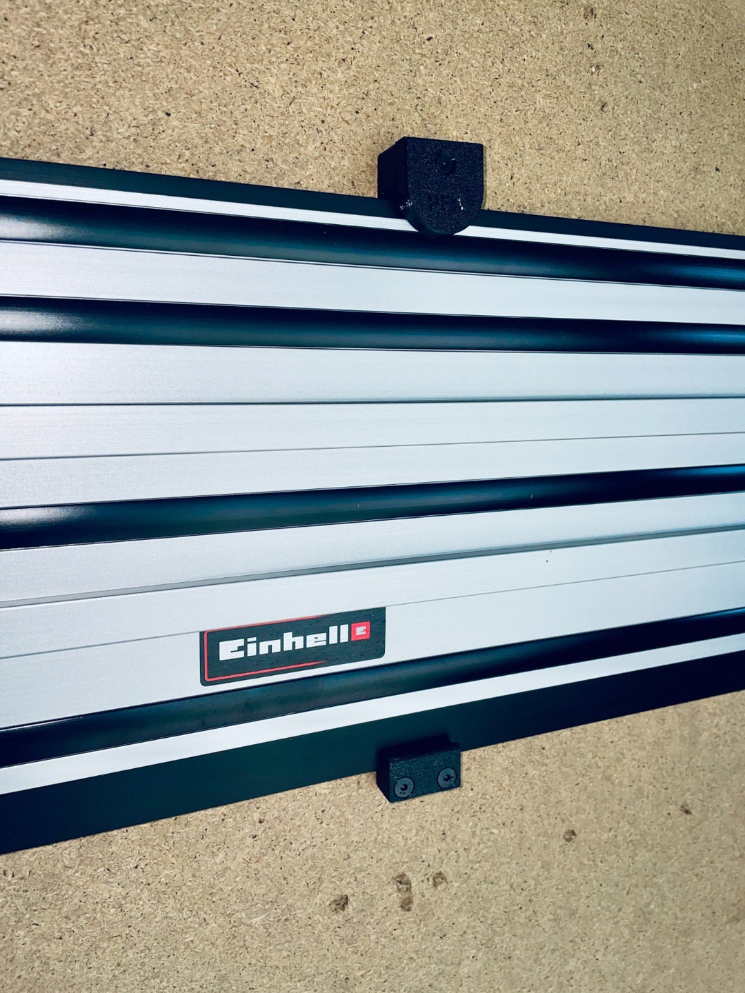 Pair Einhell Guide Rail Track Wall Hanher Storage Organizer Hook Made In UK x2