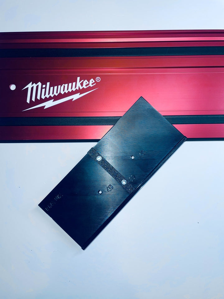 Universal Track Saw Rail Square – 90° / 45° Precision Guide for Repeatable Cuts