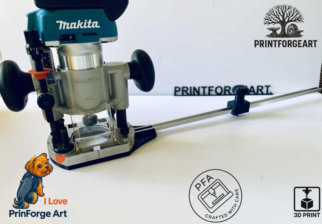 Circle Cutting Jig for Makita DRT50 Plunge Base 150‑500 mm Radius Router