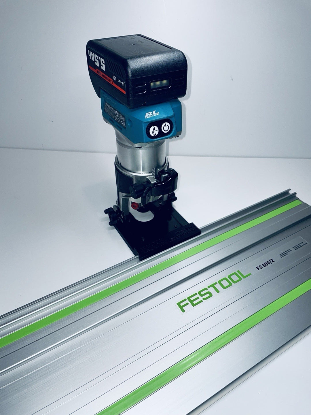 Makita DRT50 RT0700 RT0702 Tilt Base Adapter  Festool Guide Rail Track
