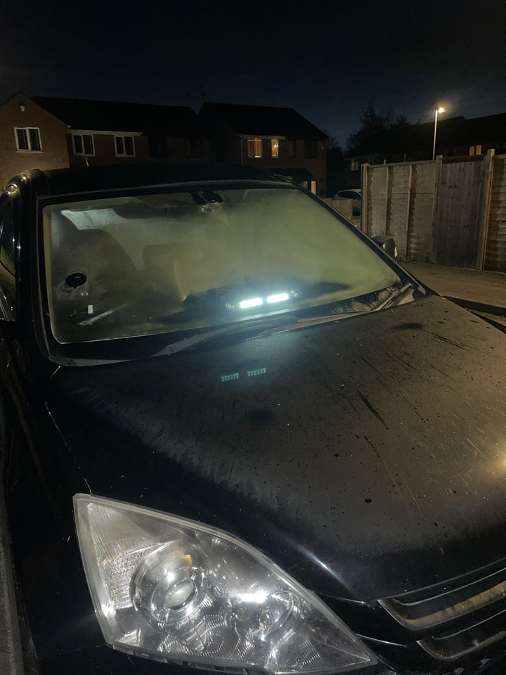 Decorative Light Bar Off Road  Window Suction Mount 12/24V Truck Van Car