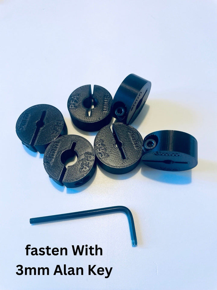 6 Pcs/Set Depth Stop Collar Drill Ring 4-10mm Ring Positioner Stop Ring