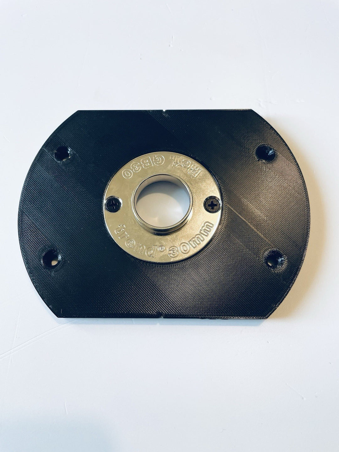 Makita Router DRT50 18v RT0700 Plunge Sub BASE PLATE guide bush adaptor .Made UK