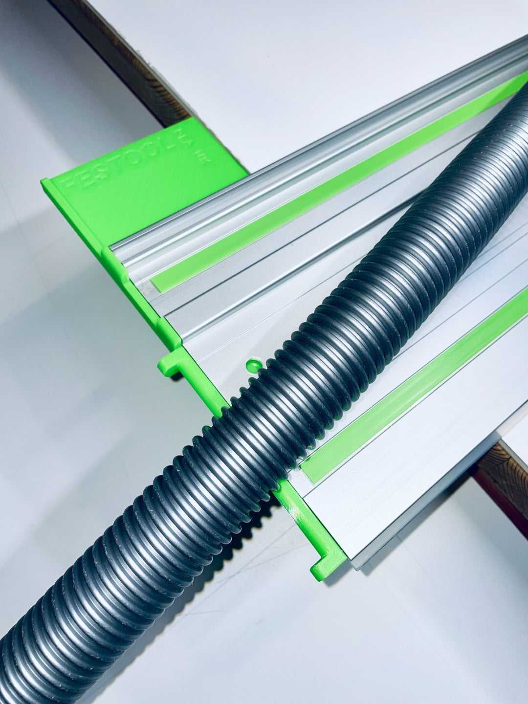 Festool Track Saw Rail End Protector Hose Guard  Accurate 90° Cuts Left End