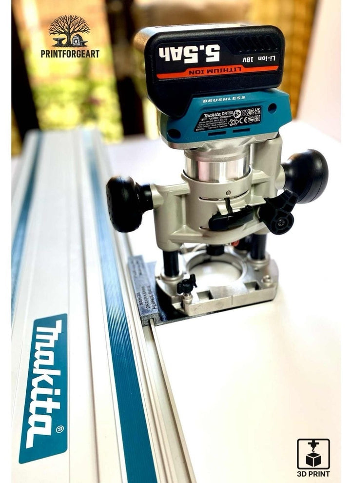Makita Plunge Base Adapter  for DRT50 / RT0700 / RT0701 /   Routers Makita Rail