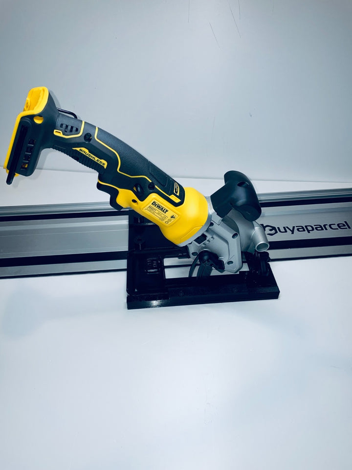 DeWalt DCS571 Left-Hand Guide Rail Adapter for Track Saws | Zero-Play Adjustable Slider