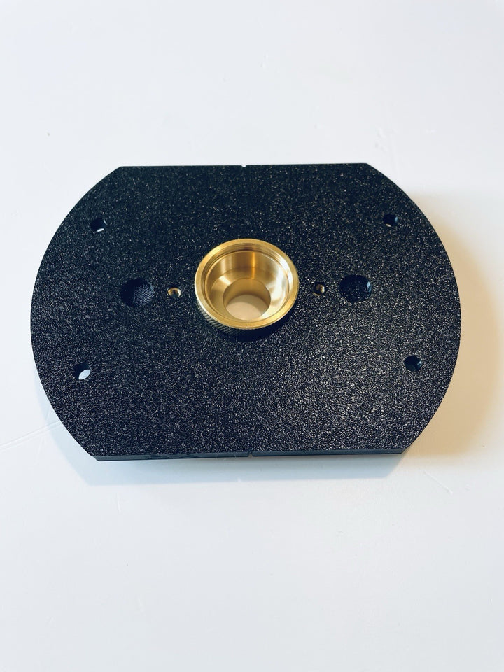 Makita Router DRT50 18v RT0700 Plunge Sub BASE PLATE guide bush adaptor .Made UK