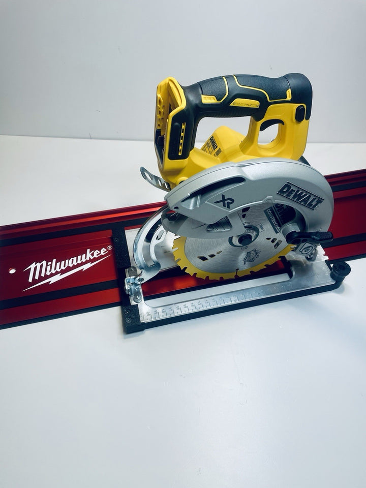 DeWalt DCS570 DWE575 DCS575 DCS578 DCS573 DCS574 Angle Cutting Guide Rail Adapter Base for Makita, Festool, Milwaukee &amp; Evolution Guide Rails