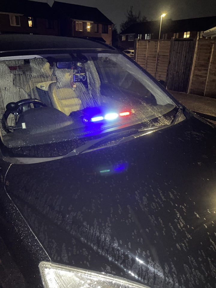 Coloured LED Dash Light Bar | Off-Road / Recovery / Workshop Use | Suction Mount