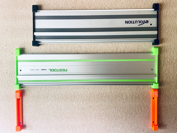 The Pair Of Guide Rail Plunge Saw Track Wall Mounting Brackets Workshop Van