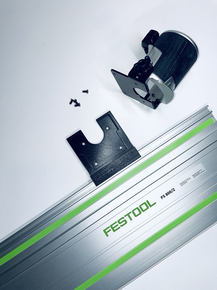 Makita DRT50 RT0700 RT0702 Tilt Base Adapter  Festool Guide Rail Track