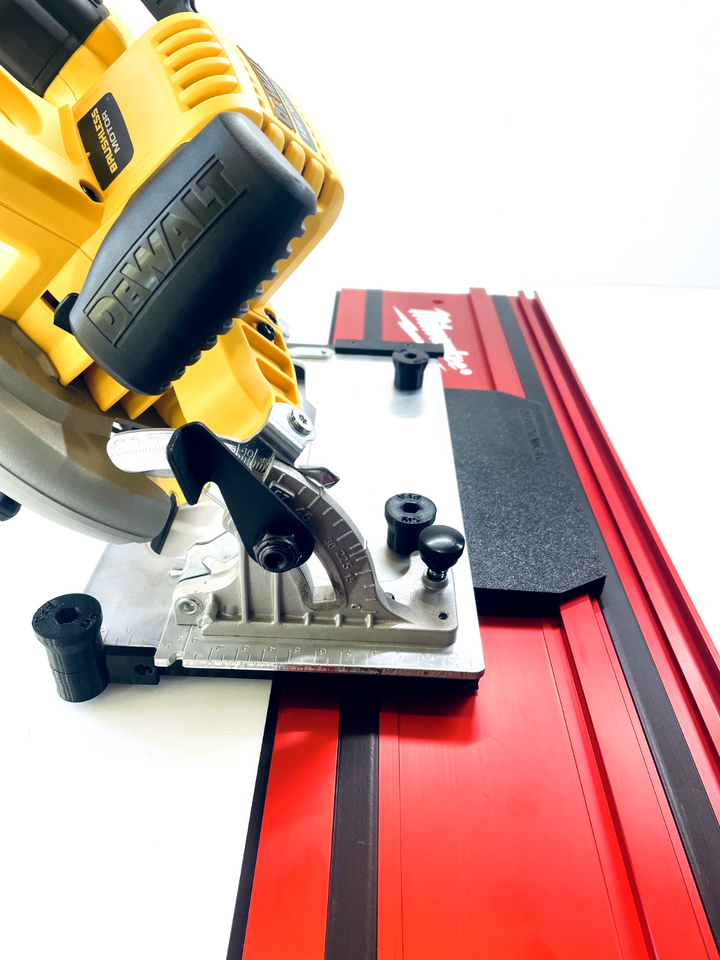 DeWalt DCS570 DWE575 DCS575 DCS578 DCS573 DCS574 Angle Cutting Guide Rail Adapter Base for Makita, Festool, Milwaukee &amp; Evolution Guide Rails