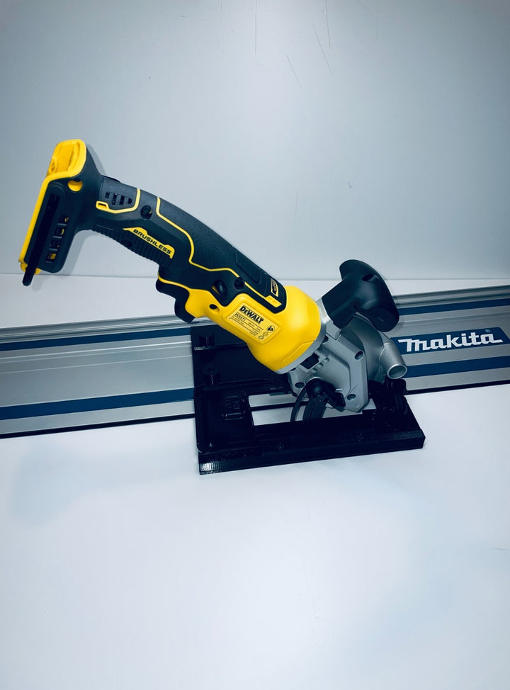 DeWalt DCS571 Left-Hand Guide Rail Adapter for Track Saws | Zero-Play Adjustable Slider