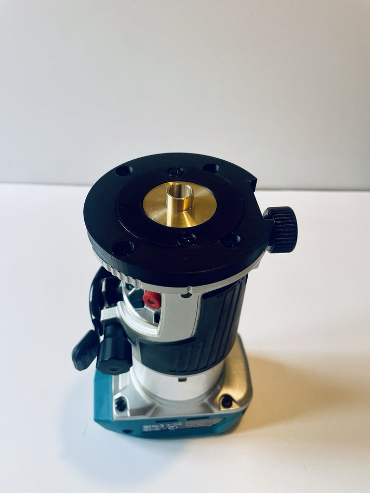 Makita Router DRT50 18v RT0700 Sub BASE PLATE guide bush adaptor Made 🇬🇧