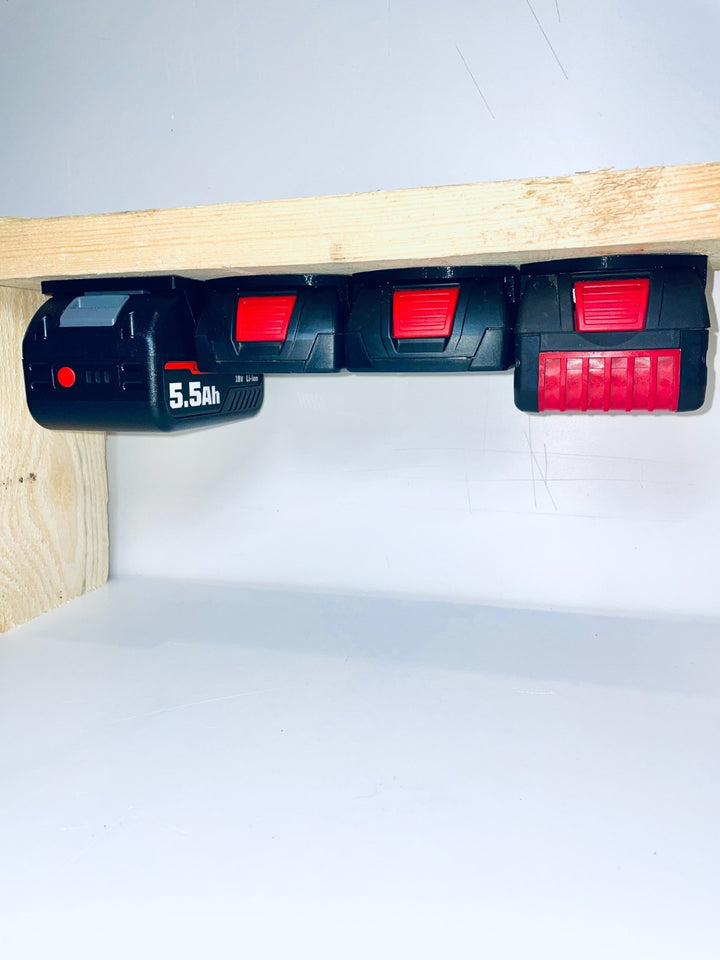 x2 Makita battery holder hanger For Van Workshop Tool Box