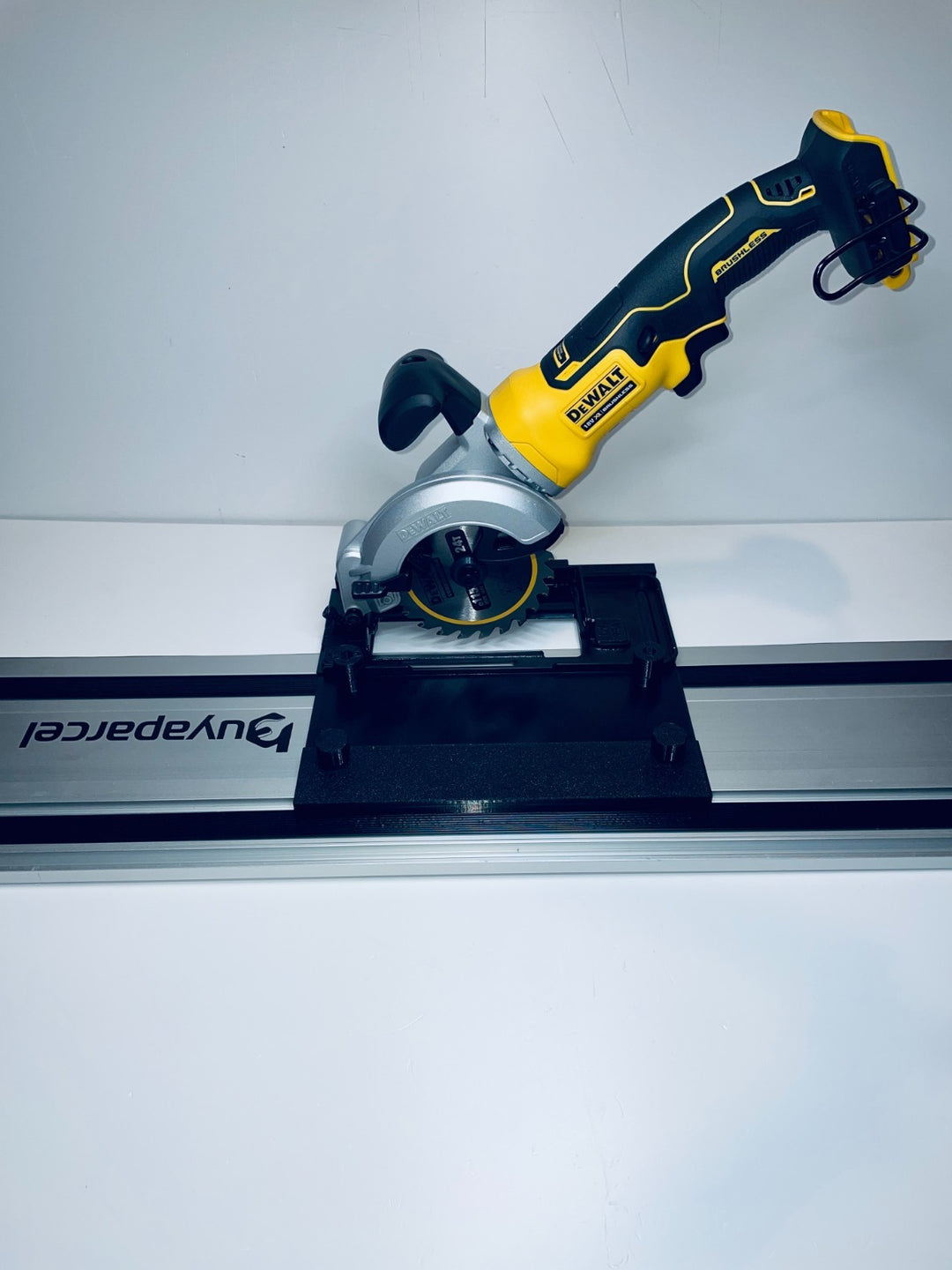 DeWalt DCS571 Left-Hand Guide Rail Adapter for Track Saws | Zero-Play Adjustable Slider