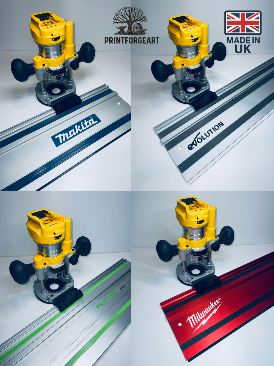 Dewalt DCW600 DCW604 D26200 Adaptor Makita Evolution Festool Milwaukee Rails