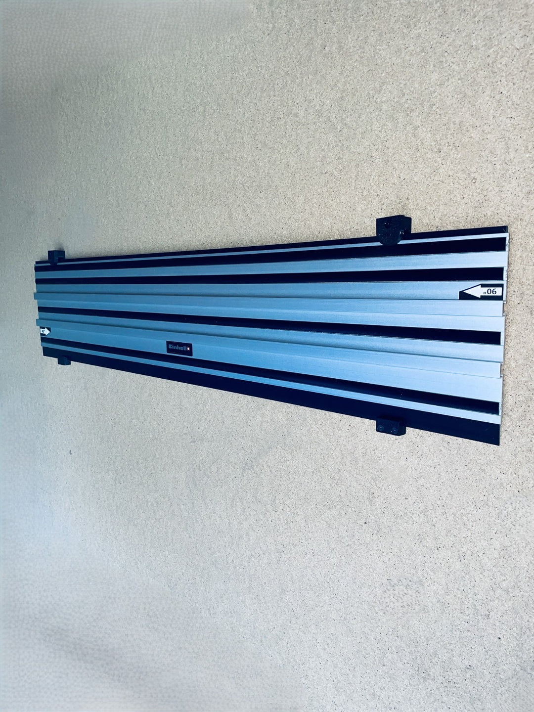 Pair Einhell Guide Rail Track Wall Hanher Storage Organizer Hook Made In UK x2