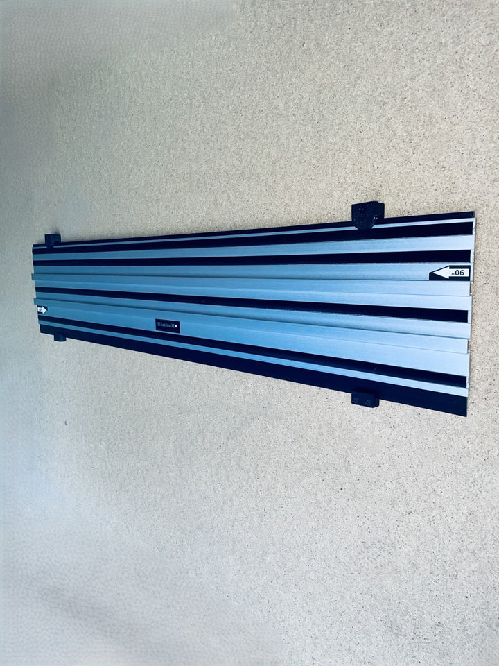 Pair Einhell Guide Rail Track Wall Hanher Storage Organizer Hook Made In UK x2