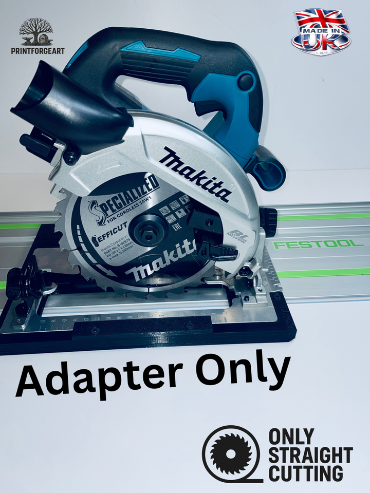 Makita DHS660 Guide Rail Adapter for Festool Guide Rail - Cutting Depth 48mm