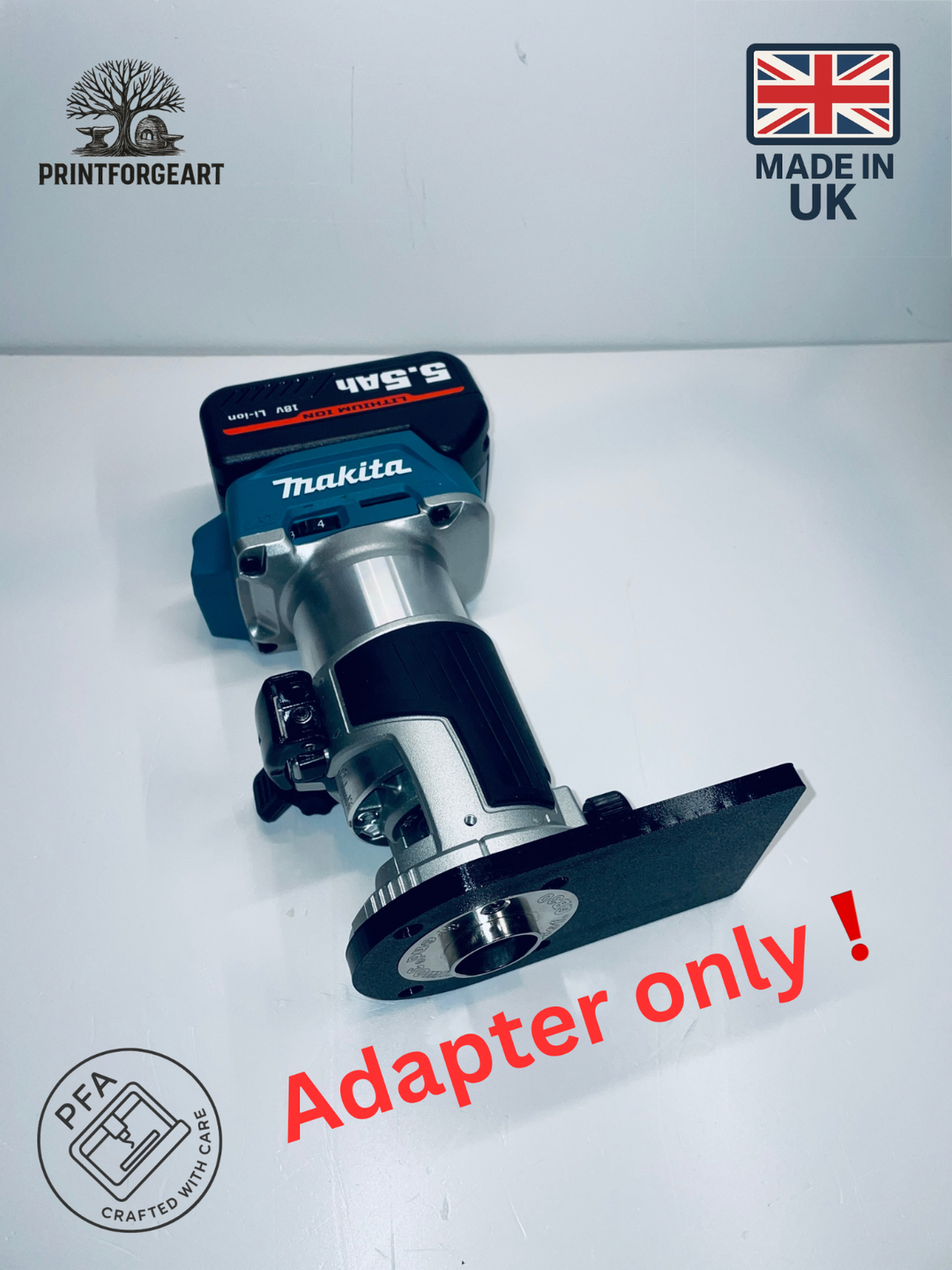 Makita DRT50 Router Base Plate  Guide Bushing Adaptor