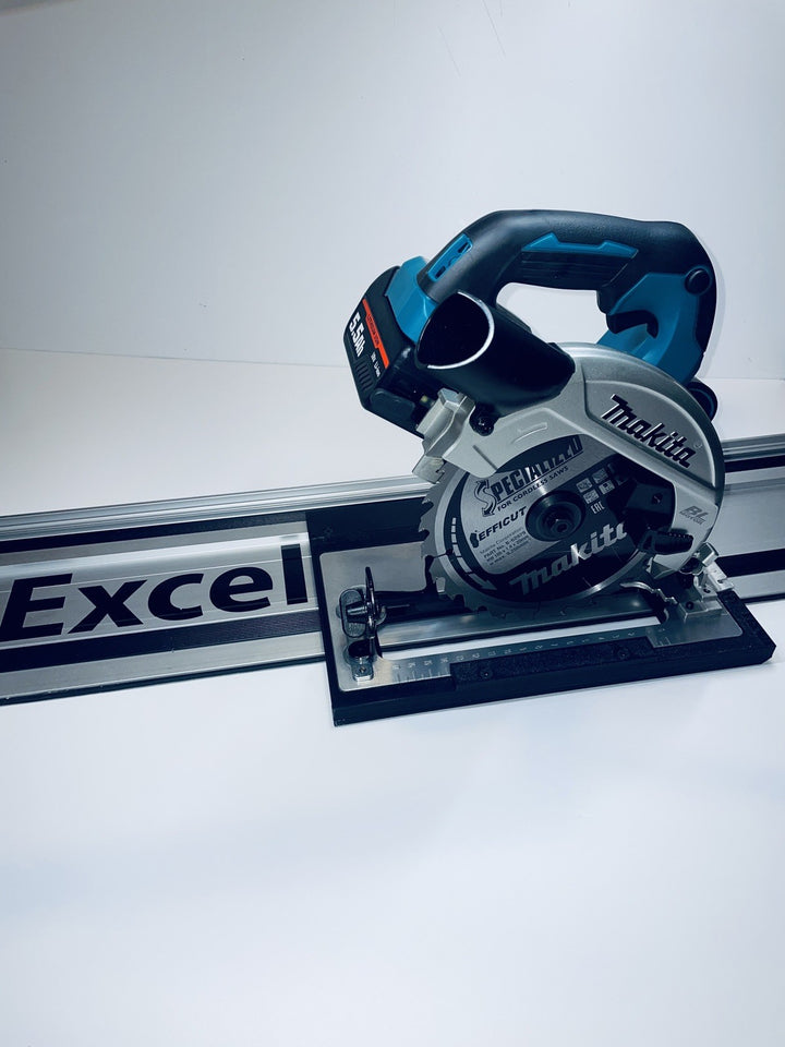 Makita DHS660 Circular Saw Guide Rail Adapter for Excel Track System - Cutting Depth 48mm