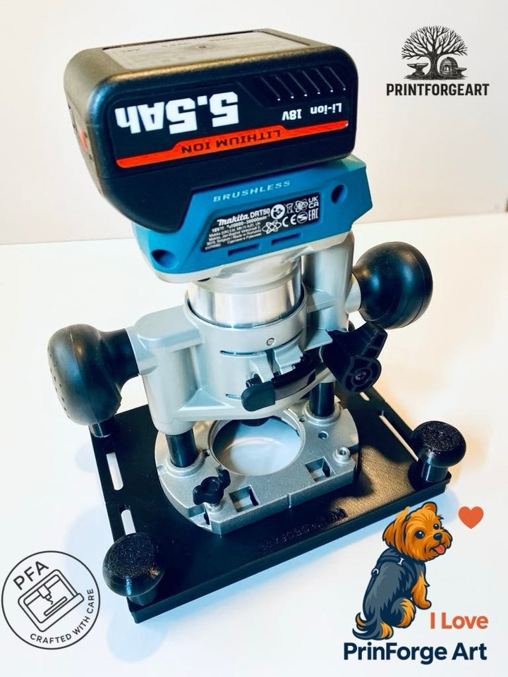 Makita DRT50 Plunge Sub Base – Adjustable Edge Control Tool