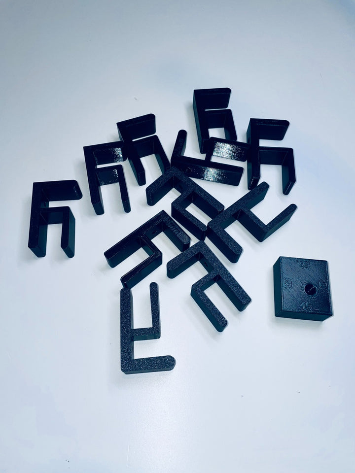 x3 set 90° Corner Alignment Clips for MDF Panels – Quick Panel Positioning Tool