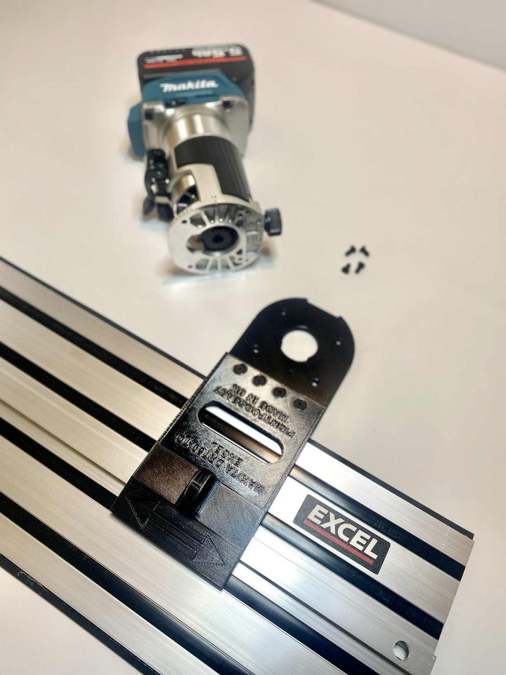 Makita DRT50 Router Guide Rail Adapter – Excel Track Compatible – Base Plate