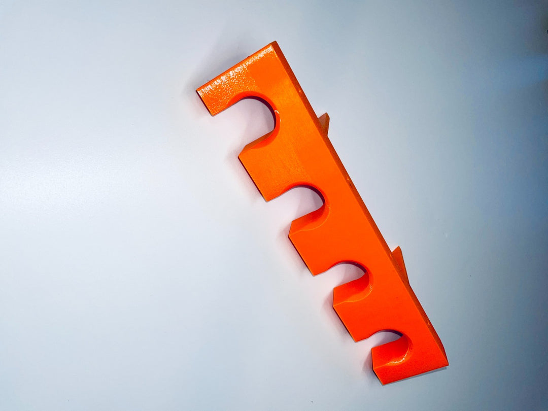 4 Slot Woodturning Chisel Wall Hanger Holder 20mm and 25mm Tool Organizer