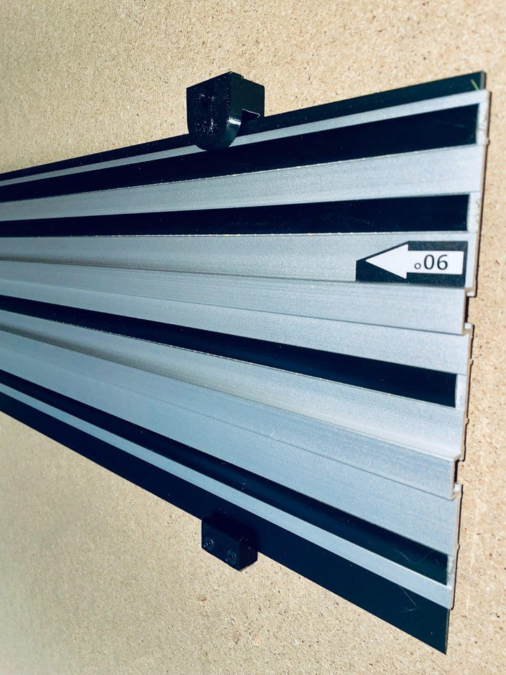 Pair Einhell Guide Rail Track Wall Hanher Storage Organizer Hook Made In UK x2