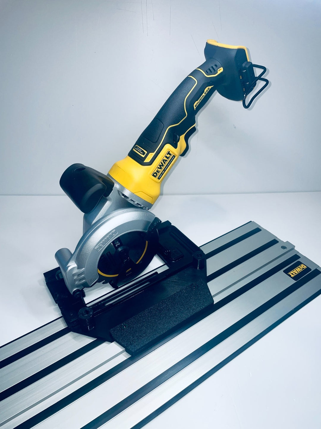 Dewalt DCS571 Guide Rail Adapter Base for Dewalt Guide Rail Track | For Left-Handed Use Only