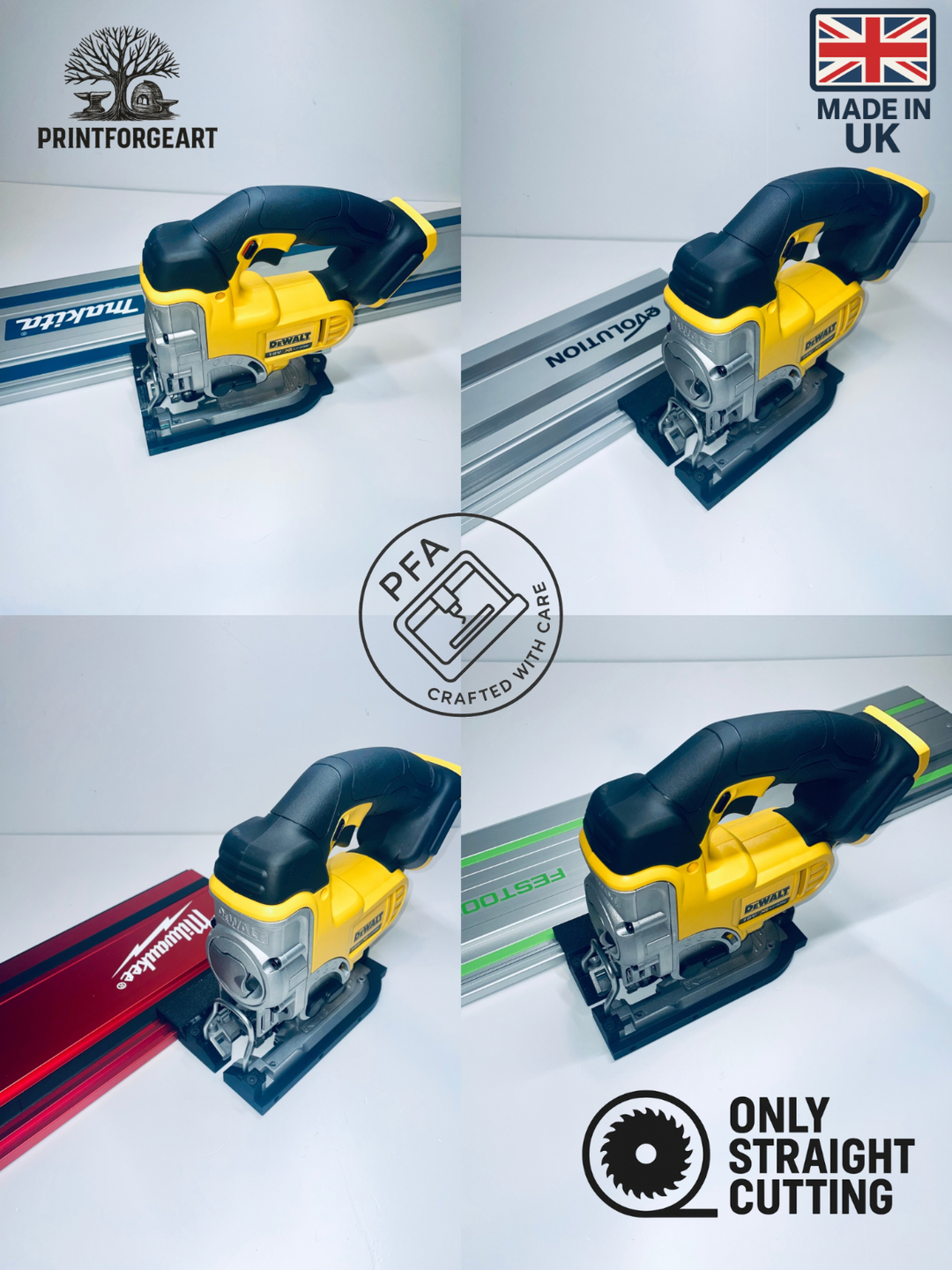 Dewalt DCS331 DW331 Jig Adapter Compatible With Guide Rails See Variations