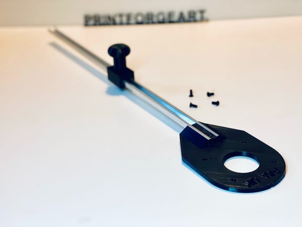 Makita DRT50 Router Circle Cutting Jig - Ajustable 120mm-500mm Radius Guide