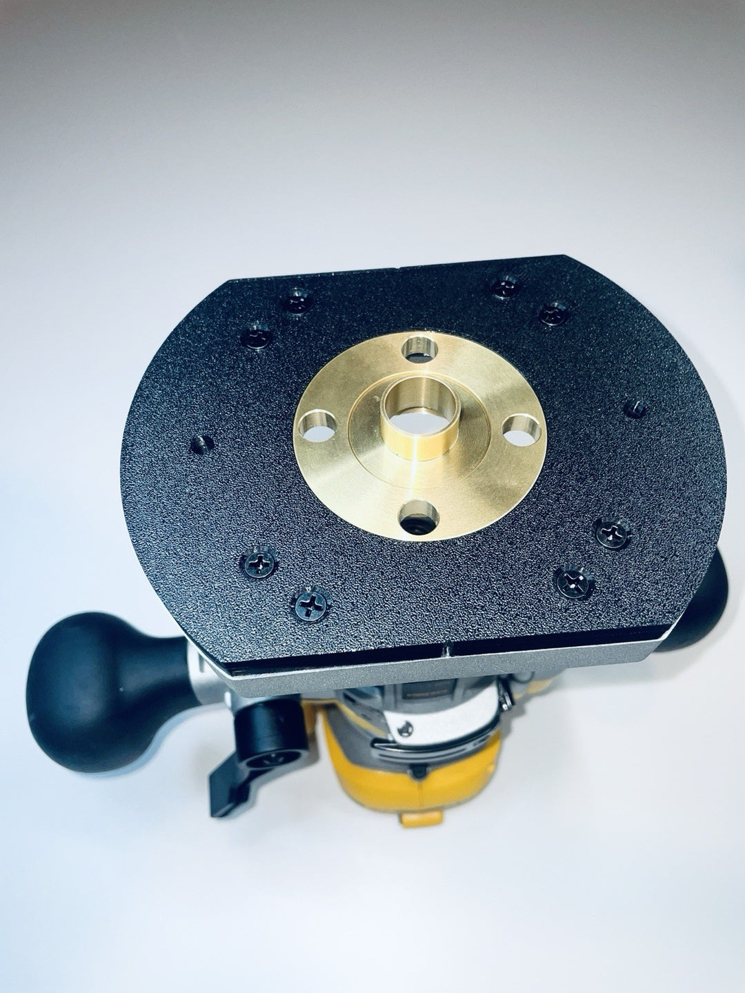 Dewalt DCW600 DCW604 D26200 Plunge Base Adpter- Fots Katsu Brass Adapter