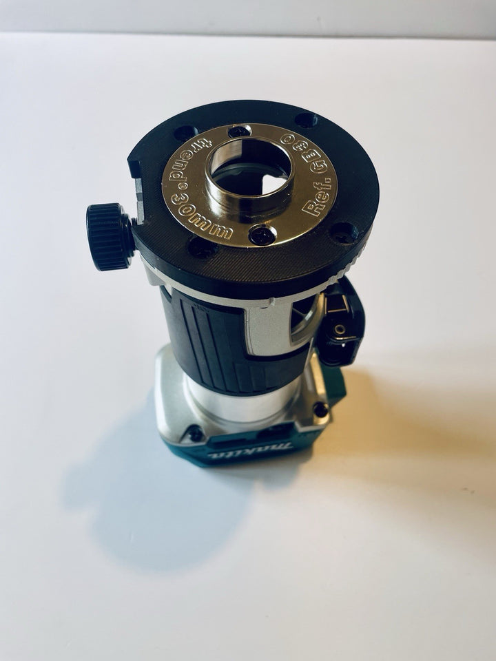 Makita Router DRT50 18v RT0700 Sub BASE PLATE guide bush adaptor Made 🇬🇧