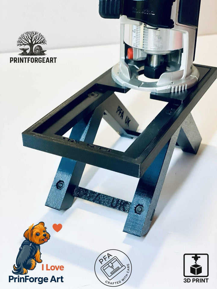 Corner Inlay Jig for Router Makita DRT50 – Decorative Corner Slot Cutting Tool