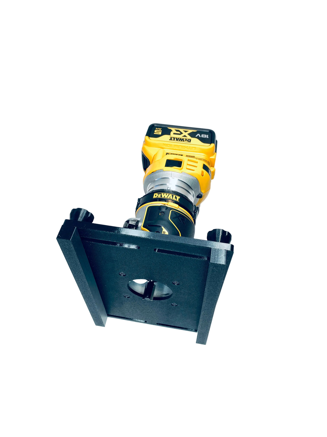 DeWalt DCW600 Router Edge Guide Adjustable Parallel Adapter Jig for Trim Routing