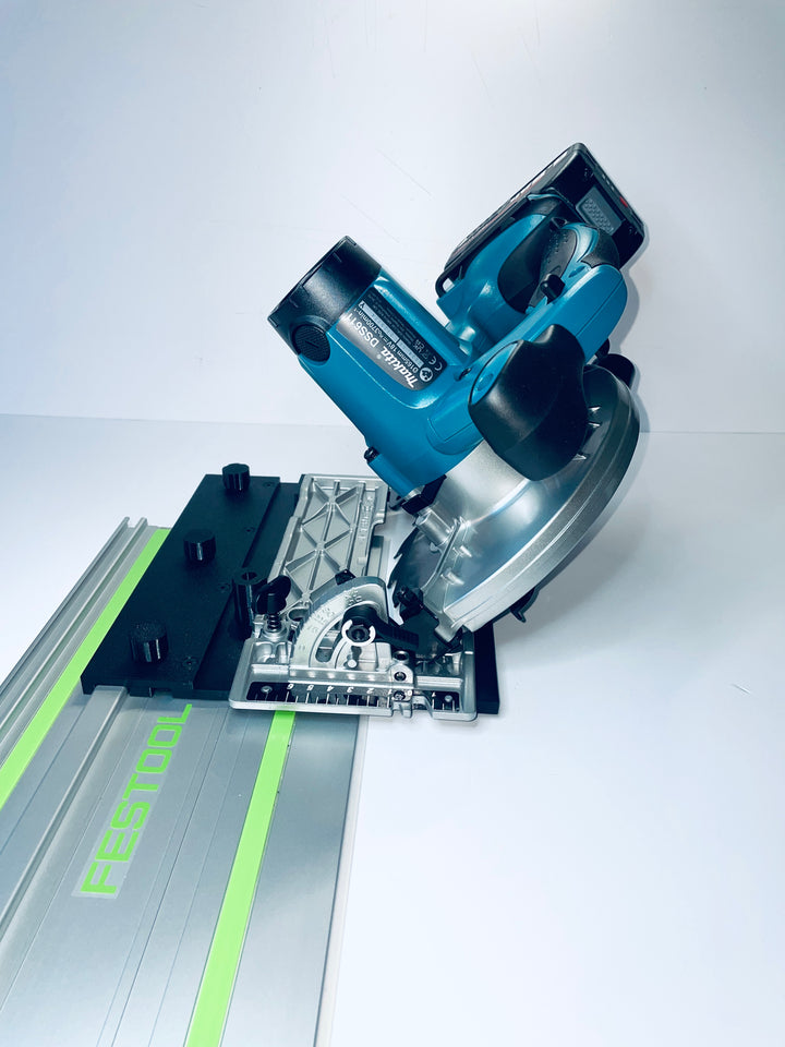 Makita DHS680/DHS680Z Guide Rail Adapter for Festool Track 45° Angle Cutting Version